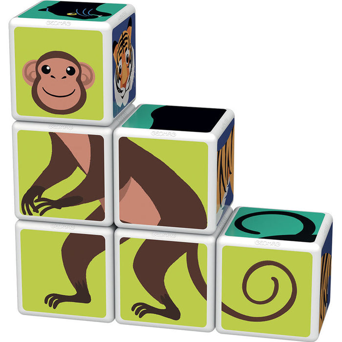 МАГНИТЕН КОНСТРУКТОР GEOMAG MAGICUBE JUNGLE ANIMALS 6