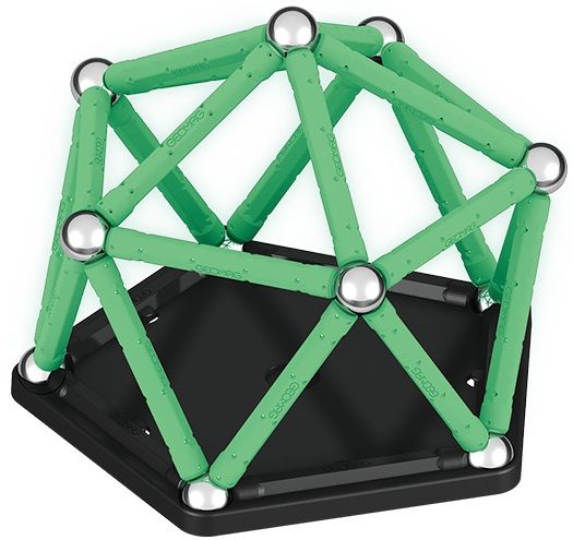 Mагнитен конструктор Geomag - Glow, 93 части