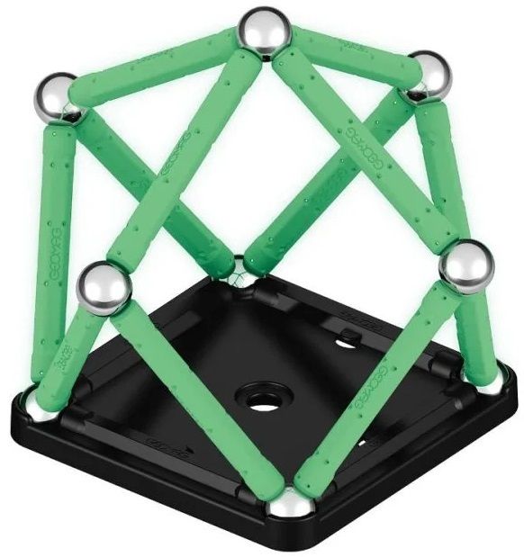 Mагнитен конструктор Geomag - Glow, 93 части