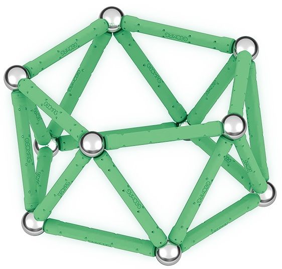 Mагнитен конструктор Geomag - Glow, 93 части