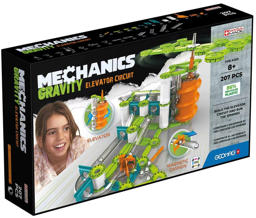 Mагнитен конструктор Geomag - Mechanics Gravity, 207 части