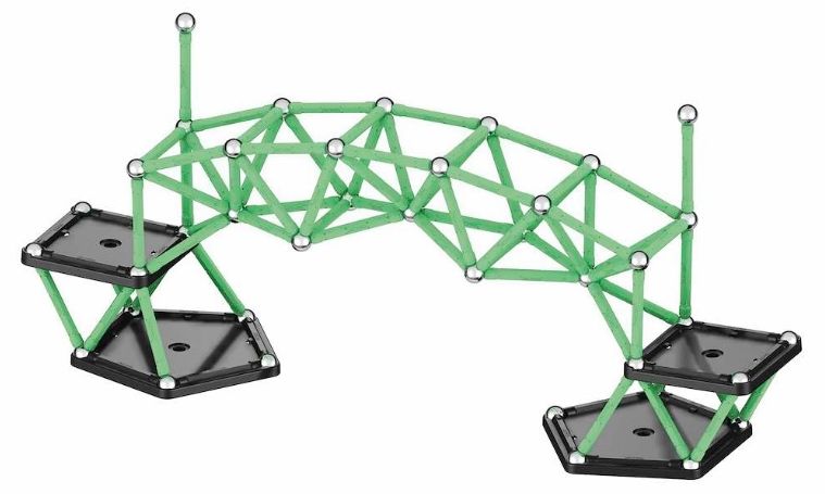 Магнитен конструктор Geomag - Светещ, 142 части