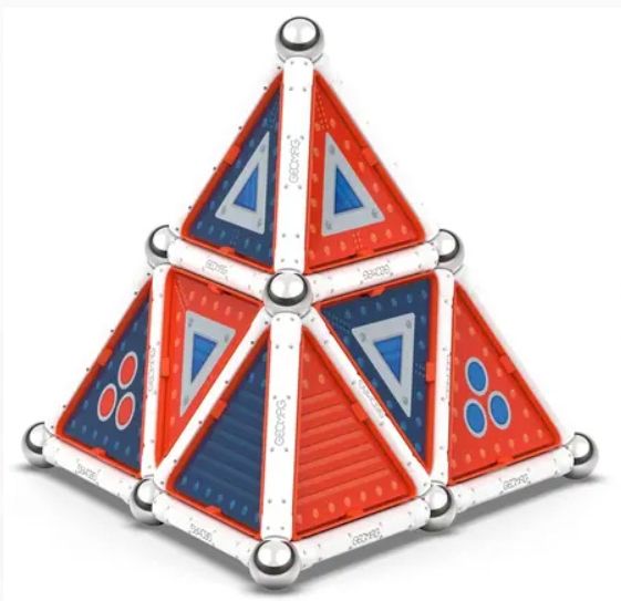 Магнитен конструктор Geomag - Магнитни истории, Марс, 80 части