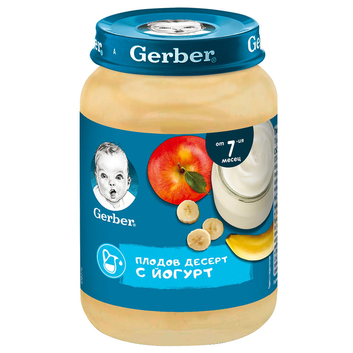 Плодов десерт с йогурт, 7м +, 190 g