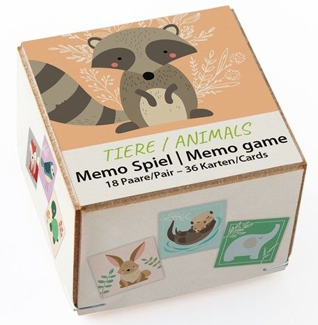 Мемори игра Gespaensterwald - Животни, 36 карти