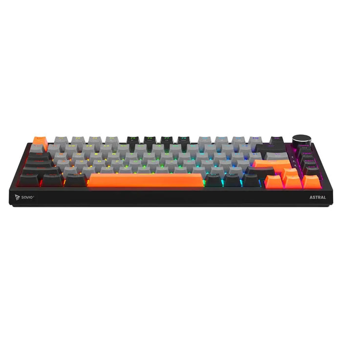 Геймърска клавиатура Savio ASTRAL BLACK JADE 3 COLOURS USB