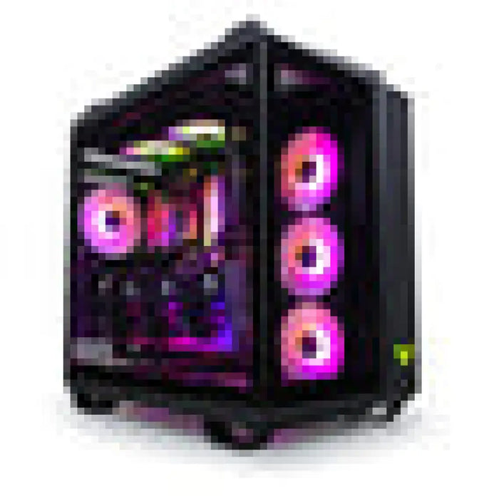 Гейминг настолен компютър с течно охлаждане на процесора