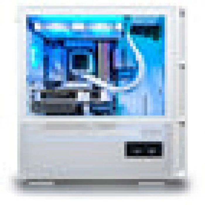 Гейминг настолен компютър с течно охлаждане на процесора