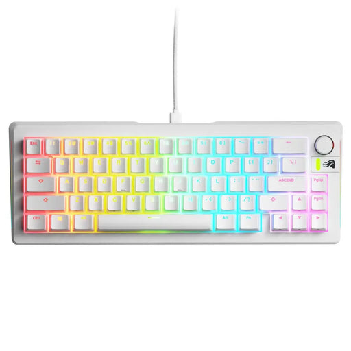 Геймърска механична клавиатура Glorious GMMK 3 65% White