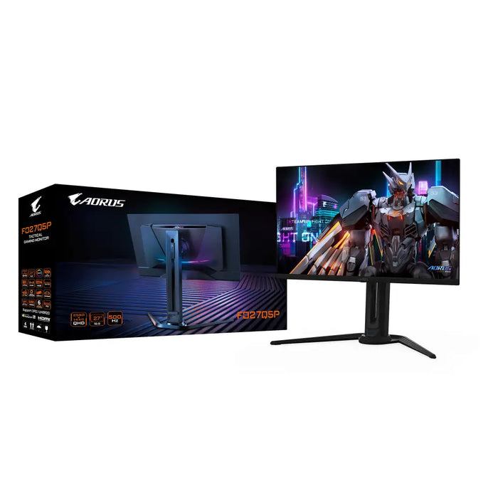 Геймърски монитор GIGABYTE AORUS FO27Q5P - 27’’ QD-OLED QHD