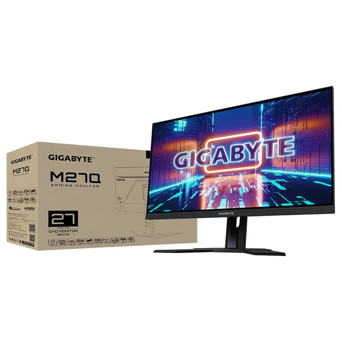 Геймърски Монитор Gigabyte M27Q-EK QHD 170hz 1 ms Rev 2.0