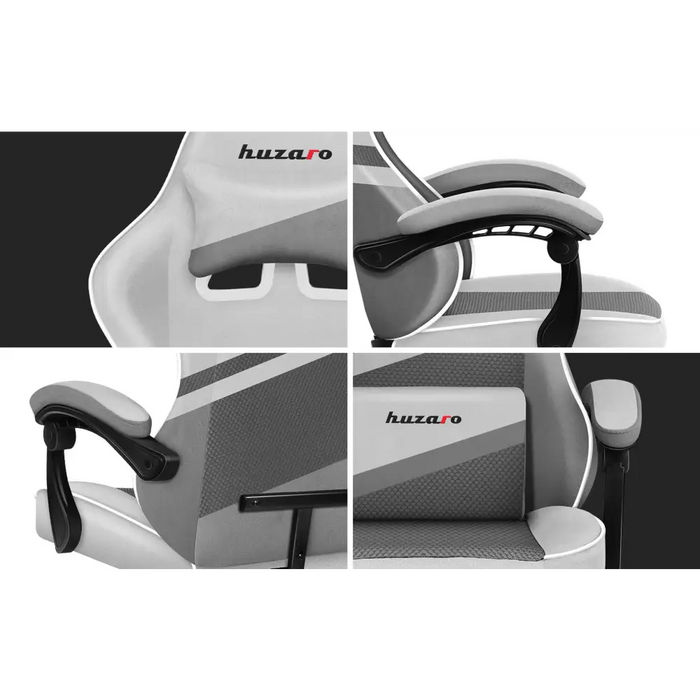 Геймърски стол - Huzaro Force 4.4 White Mesh