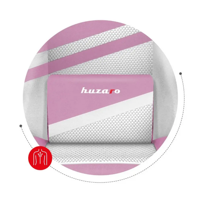 Геймърски стол Huzaro Force 4.4 Pink Mesh