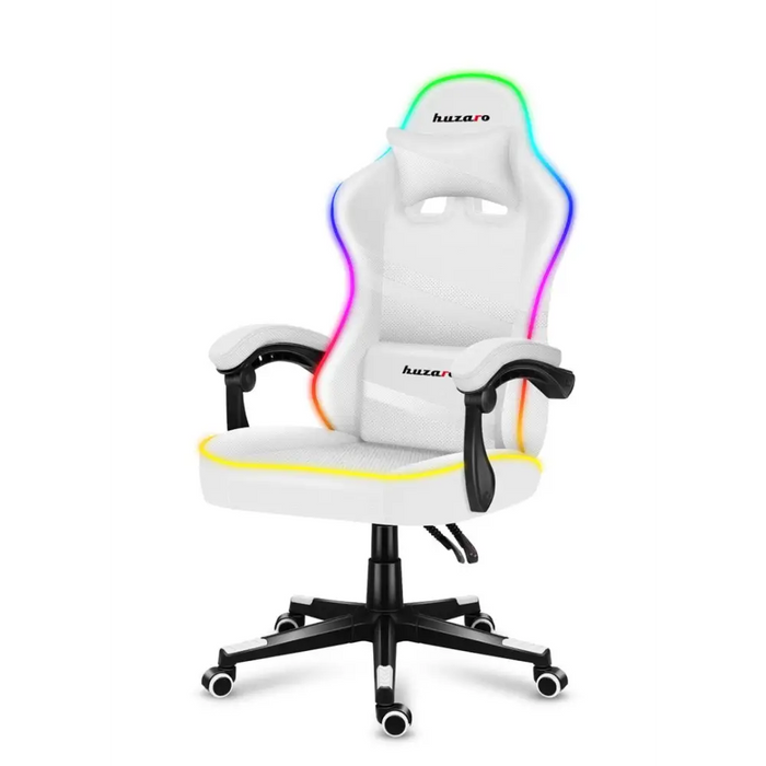 Геймърски стол - Huzaro Force 4.4 RGB Бял