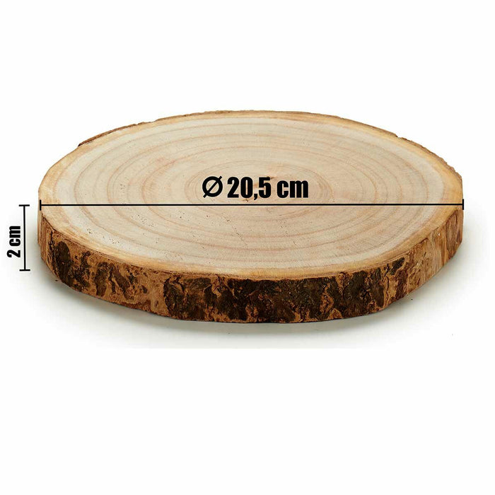 Декоративен Дънер Gift Decor Кафяв 18 x 2 x 18 cm (18 броя)