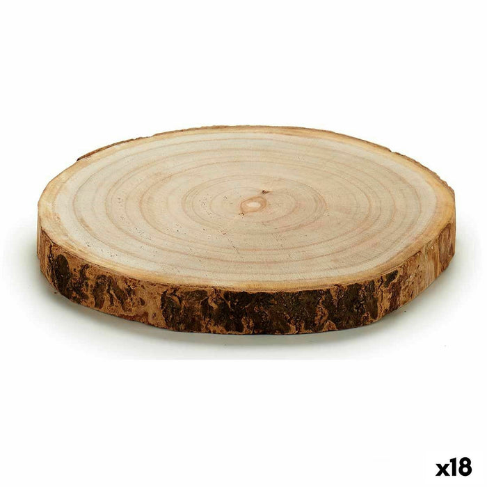 Декоративен Дънер Gift Decor Кафяв 18 x 2 x 18 cm (18 броя)