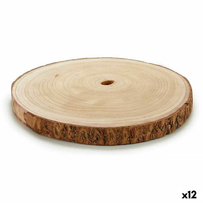 Декоративен Дънер Gift Decor Кафяв 30 x 2 x 30 cm (12 броя)