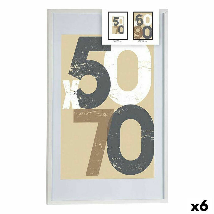 Рамка за снимки Gift Decor Бял Пластмаса Дървен MDF (6 броя)
