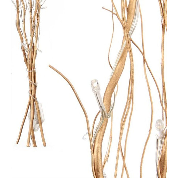 Корсажи Gift Decor Златен 20 x 90 x 6 cm LED Светлина (12 броя)