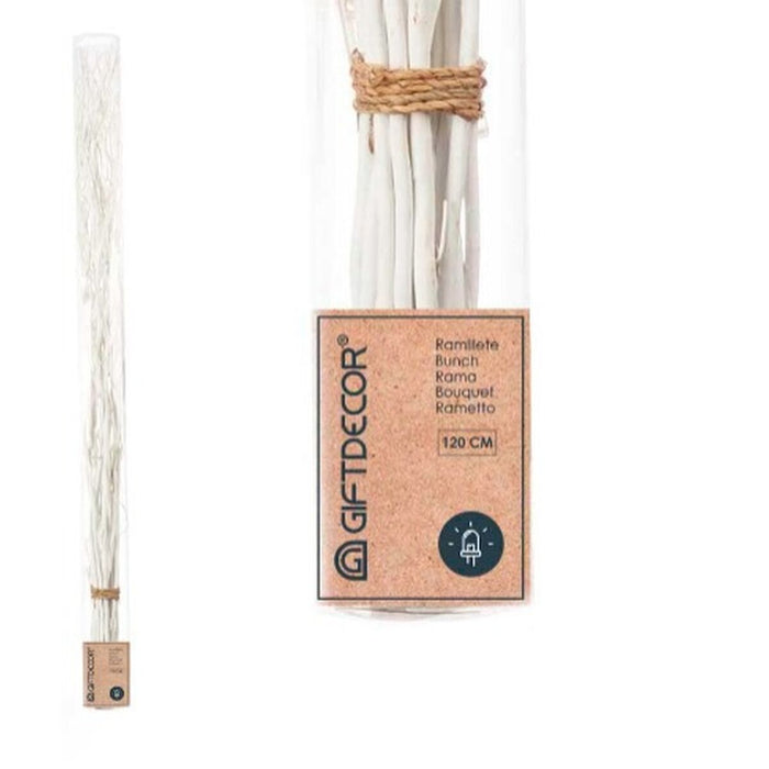 Корсажи Gift Decor Бял 10 x 120 x 10 cm LED Светлина (8 броя)