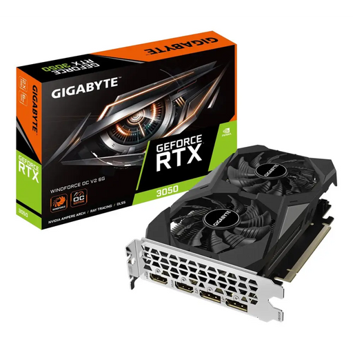 GIGABYTE GeForce RTX 3050 WINDFORCE OC V2 6G NVIDIA 6 GB