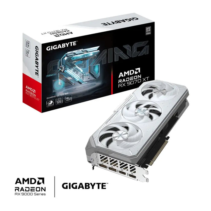 GIGABYTE Radeon RX 9070 XT GAMING OC ICE 16G видеокарта
