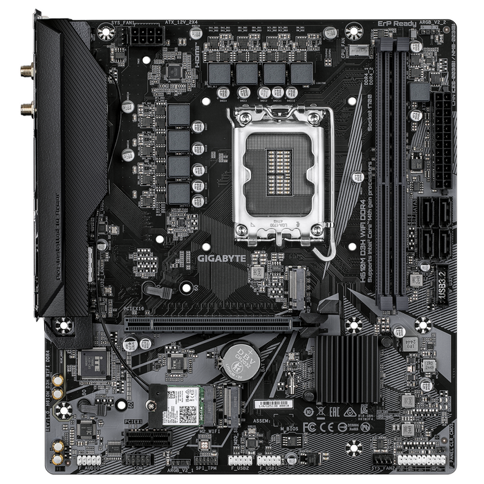 Дънна платка GIGABYTE H610M D3H WIFI DDR4, socket 1700, Micro ATX