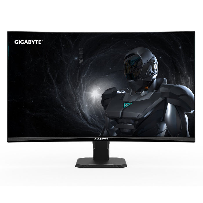 GIGABYTE GS27FC2 27" FHD извит геймърски монитор - 1920 x 1080, 240Hz, 1, 350 cd/m², HDR Ready, HDMI 2.0, Displayport 1.4