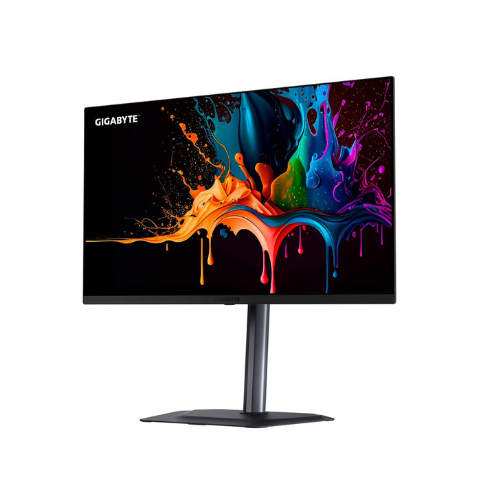 GIGABYTE MO27Q3 27” OLED QHD геймърски монитор - 2560 x 1440, 360Hz, 0.03ms, 250 cd/m², съвместим с G-Sync, FreeSync Premium Pro, Display HDR True Black 400, HDMI 2.1, Displayport 1.4