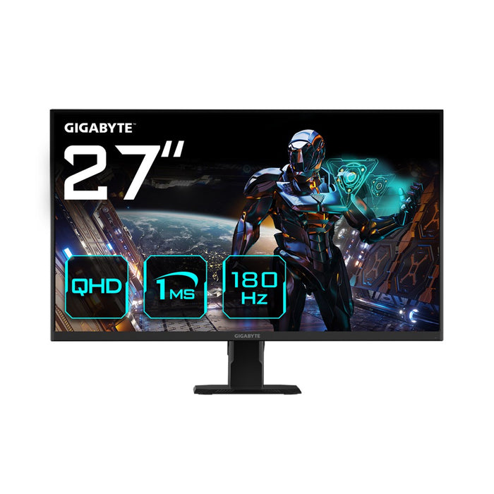 Gigabyte GS27QA 27' 2560 x 1440 px Quad HD LCD монитор черен