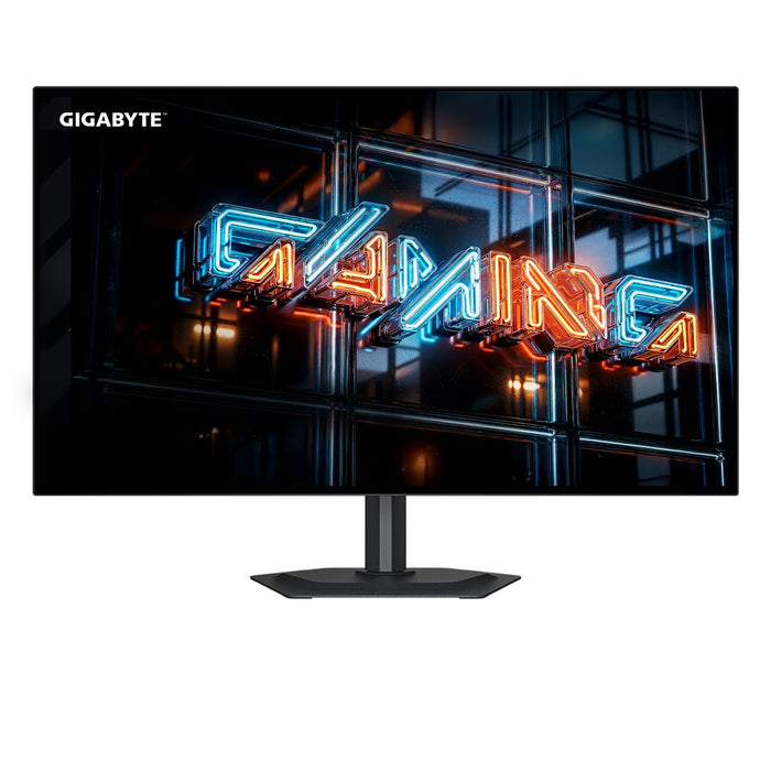 GIGABYTE MO27Q28GR 27” гланцов WOLED QHD геймърски монитор - 2560 x 1440, 280Hz, 0.03ms, 335 cd/m², дисплей HDR True Black 500, HDMI 2.1, Displayport 1.4