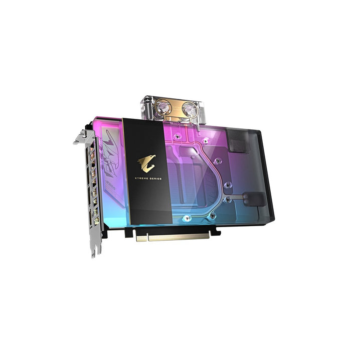 GIGABYTE AORUS GeForce RTX 5080 XTREME WATERFORCE WB 16G видеокарта - 16GB GDDR7, 256bit, PCI-E 5.0, 2805MHz тактова честота на ядрата, 3 x DP 2.1a, 1 x HDMI 2.1b, NVIDIA DLSS 4, GV-N5080AORUSX WB-16GD