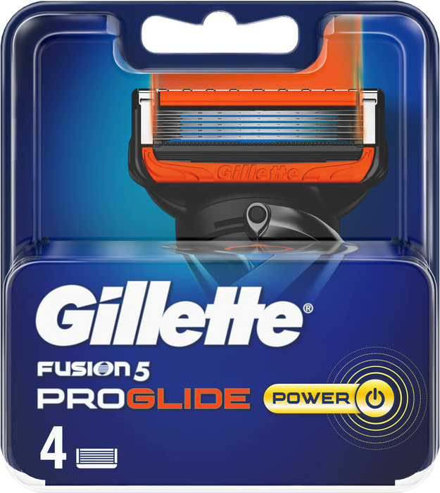 Ножчета за бръснене Fusion 5 Pro Glide Power, 4 бр