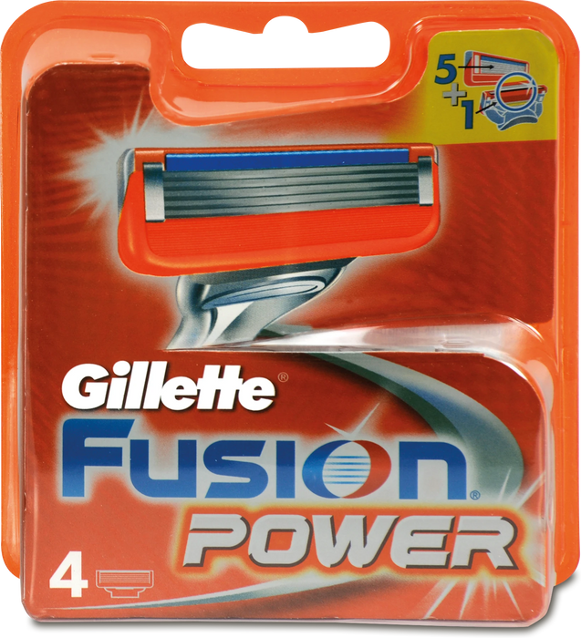 Ножчета за бръснене Fusion5 Power, 4 бр