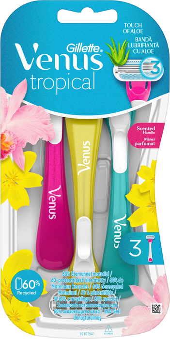 Дамска самобръсначкa Tropical, 3 бр