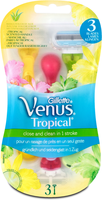 Дамска самобръсначкa Tropical, 3 бр