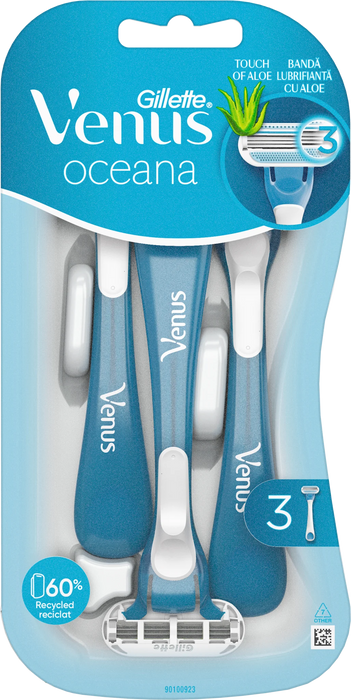 Самобръсначка Venus Oceana, 3 бр