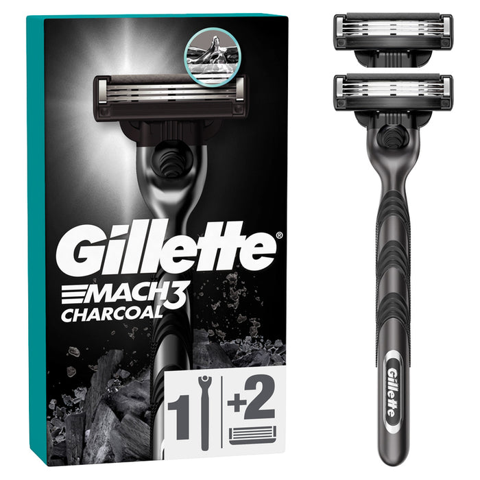 Самобръсначка GILLETTE MACH3 СHARCOAL 8/38/4