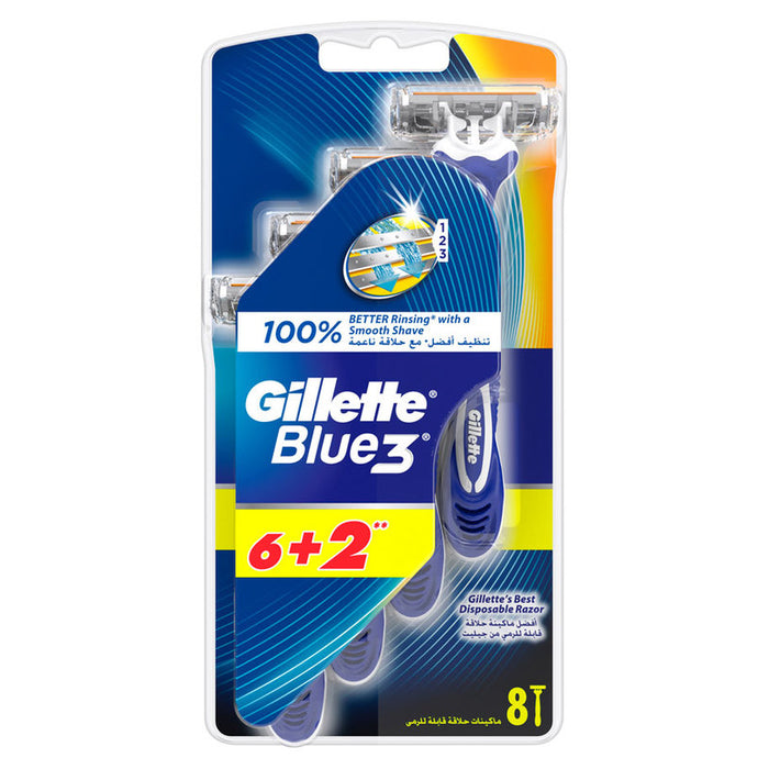 Самобръсначка GILLETTE BLUE 3 ОП 6+2 /32136