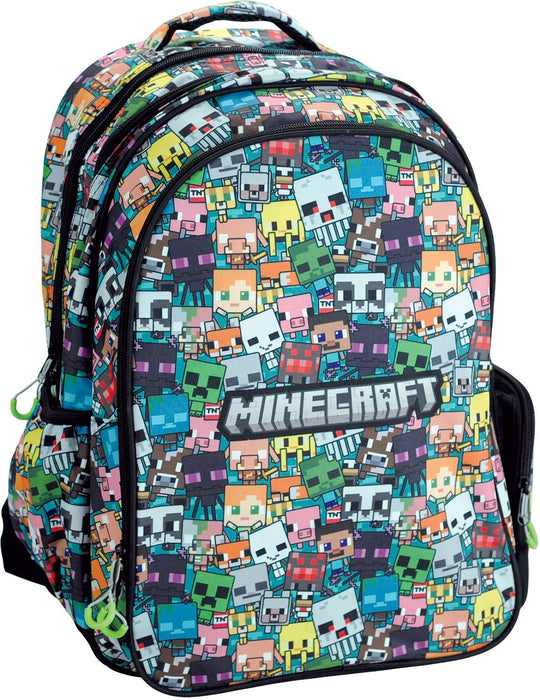 Ученическа раница GIM Minecraft - Chibi, с 2 отделения