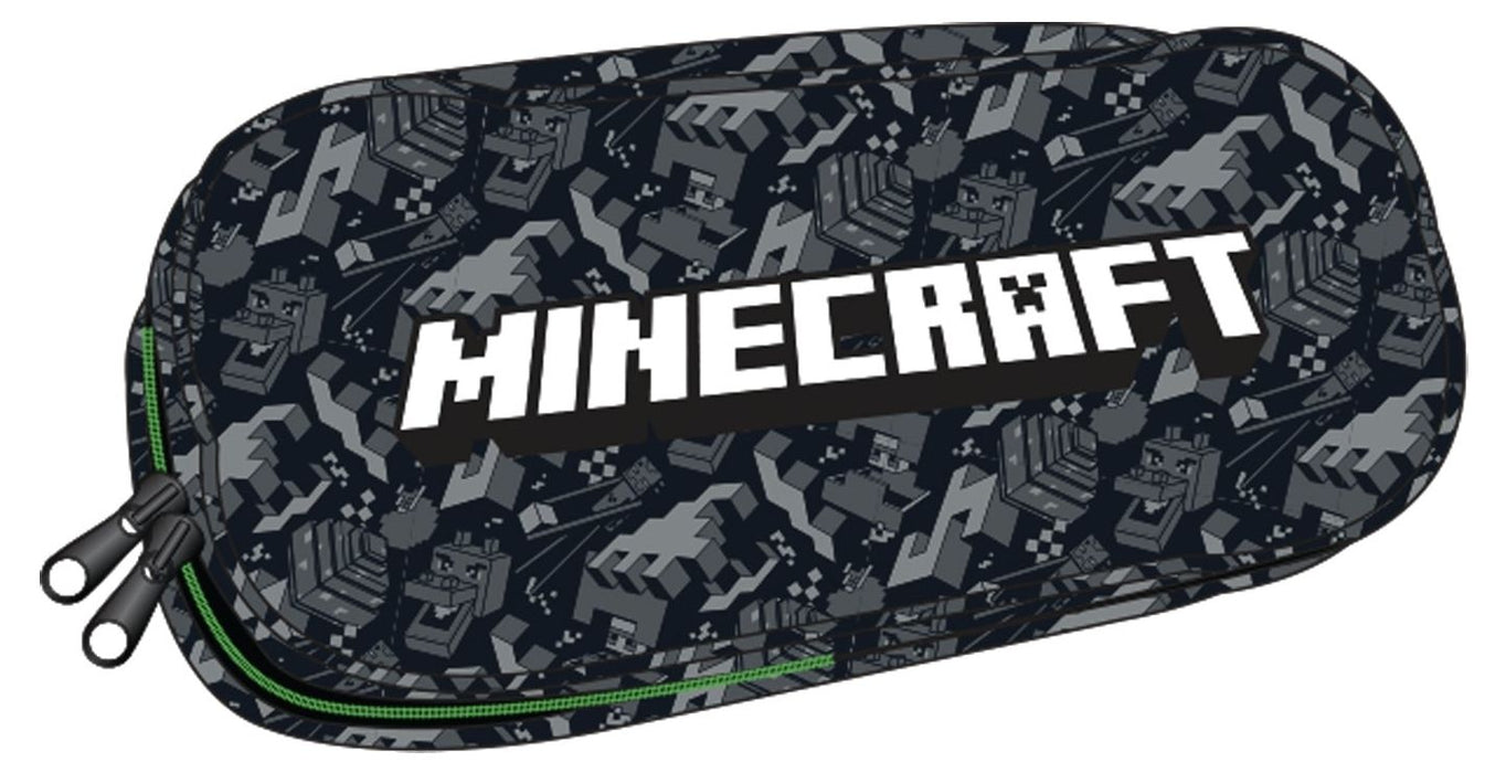 Овален несесер Gim Minecraft - Camo Terra, 1 цип