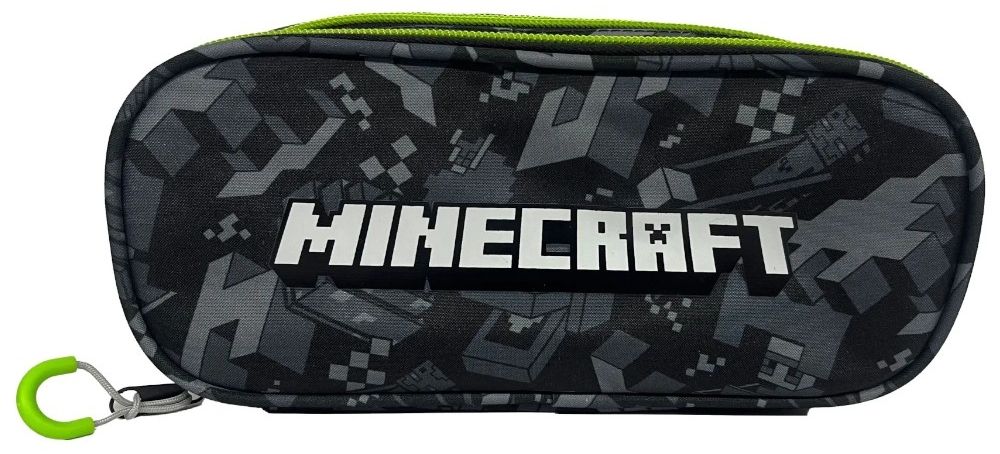 Овален несесер Gim Minecraft - Camo Terra, 1 цип