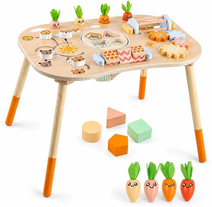 Детска активна маса за игра 6 в 1 Ginger Home - Монтесори