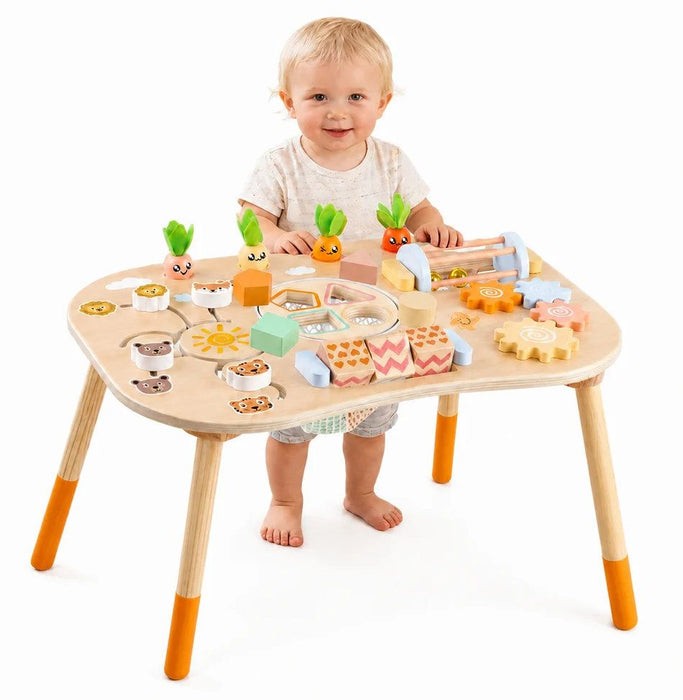 Детска активна маса за игра 6 в 1 Ginger Home - Монтесори
