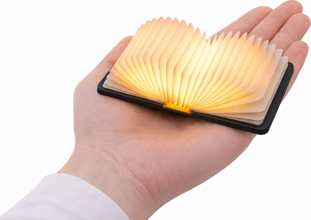 LED смарт лампа Gingko - Super Mini Book, G086BK, акумулаторна, черна
