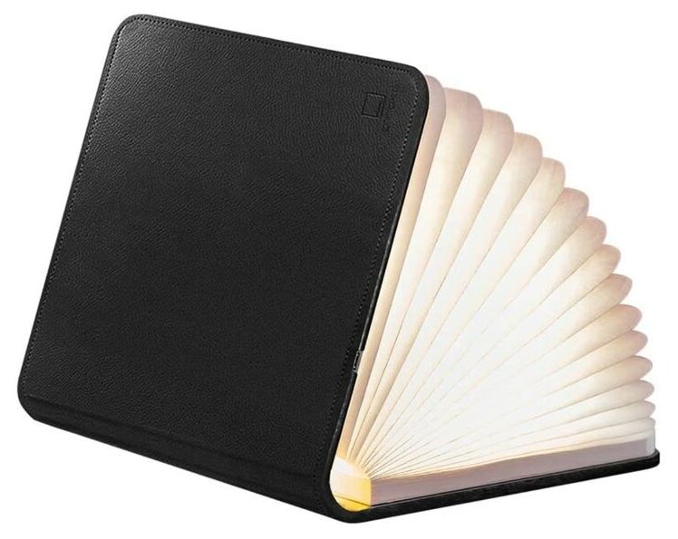 LED смарт лампа Gingko - Super Mini Book, G086BK, акумулаторна, черна