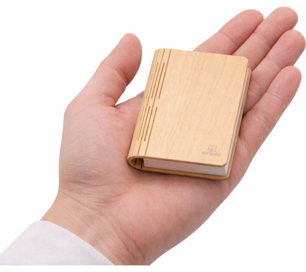 LED смарт лампа Gingko - Super Mini Book, кленово дърво, G086MA