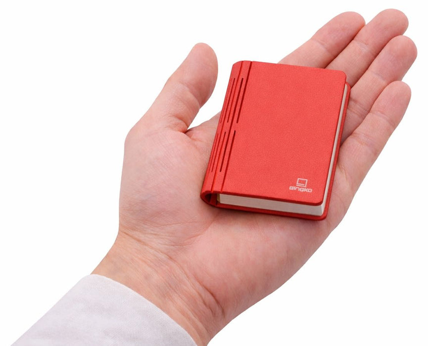LED смарт лампа Gingko - Super Mini Smart Book Light, размер S, коралово червен