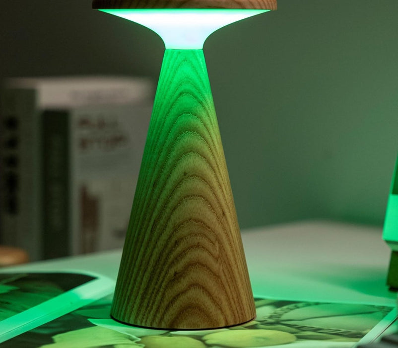 LED настолна лампа Gingko - Sylva, G056M-AH, бял ясен