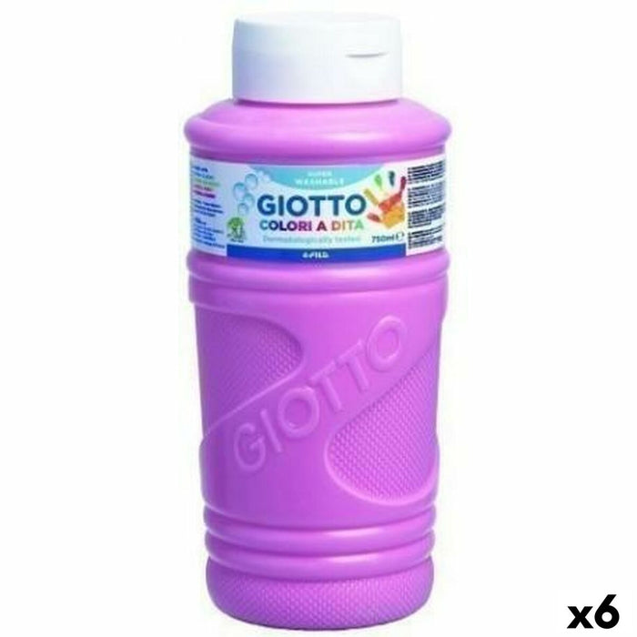 Живопис с Пръсти Giotto Розов 750 ml (6 броя)